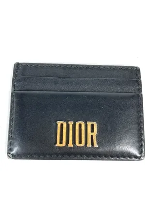 Dior Pre-owned, Dame, Sort, ONE SIZE, Tyl, Pre-owned Laeder punge