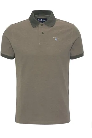 Barbour Top, Herre, Grøn, L, Bomuld, Grøn Bomuldspolo