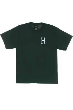 Huf Top, Herre, Grøn, S, Bomuld, Mørkegrøn Herre Klassisk T-shirt