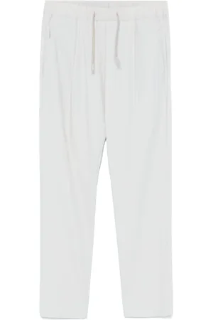 HERNO Bukser, Dame, Hvid, S, Uld, Slim Fit Jogger Sweatpants