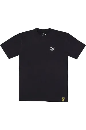 PUMA Top, Herre, Sort, L, Bomuld, Sort Staple Tee med Østlige Oprindelse