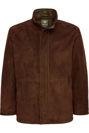 Boggi Milano Jakke, Herre, Brun, L, Læder, Padded Peacoat