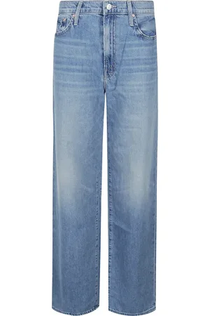 Mother Jeans, Dame, Blå, W25, Sneak Jeans til at undgå