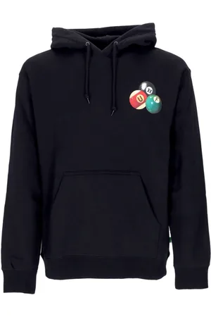Huf Sweathshirts & Hoodies, Herre, Sort, M, Bomuld, Sort hættetrøje med kængurulomme
