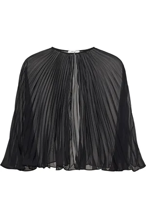 Nensi Dojaka Bluser & Skjorter, Dame, Sort, M, Polyester, Sort jakke til moderne kvinder