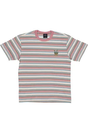 Huf Top, Herre, Flerfarvet, XL, Bomuld, Stribet strikket top herre T-shirt