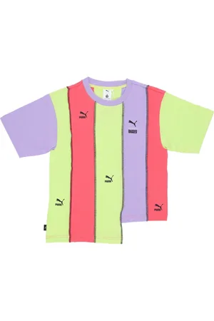 PUMA Top, Dame, Flerfarvet, M, Bomuld, Asymmetrisk Lily Pad Tee