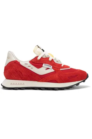 RUN OF Sko, Herre, Rød, 41 EU, Læder, Sneaker Crimson M