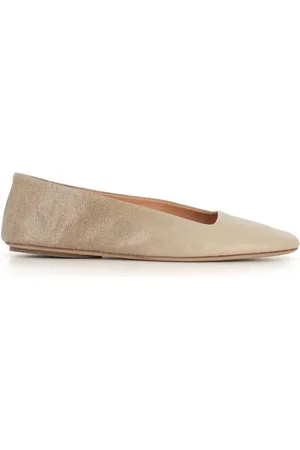 MARSÈLL Sko, Dame, , 37 1/2 EU, Linned, Ivory Ballerina Linnedsko