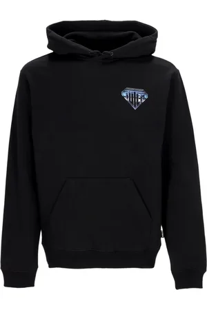 IUTER Sweathshirts & Hoodies, Herre, Sort, M, Bomuld, Sort Metal Logo Hoodie Langærmet