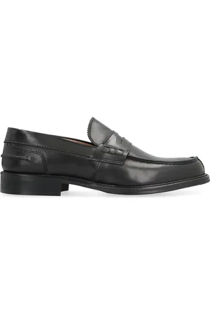 Bruno Magli Sko, Herre, Sort, 41 EU, Læder, Klassiske kalveskind penny bar loafers