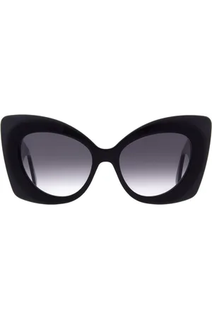 ANDY WOLF Tilbehør, Dame, Sort, 53 MM, Cat-Eye solbriller Sort Grå Gradient