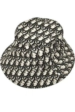 Dior Pre-owned, Dame, Flerfarvet, ONE SIZE, Tyl, Pre-owned Stof hatte