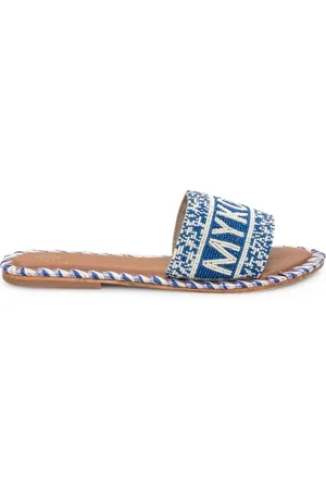 DE SIENA Sko, Dame, Blå, 40 EU, Uld, Stilfuld Sandal til Sommeroutfits