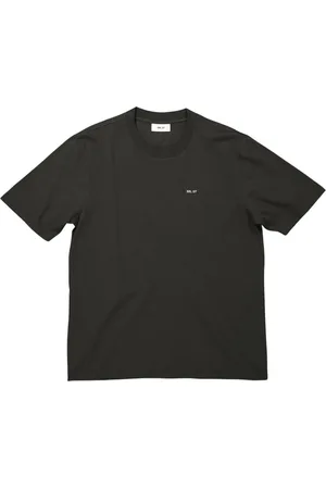 NN.07 Top, Herre, Grøn, 2XL, Bomuld, Broderet T-shirt Mørkegrøn