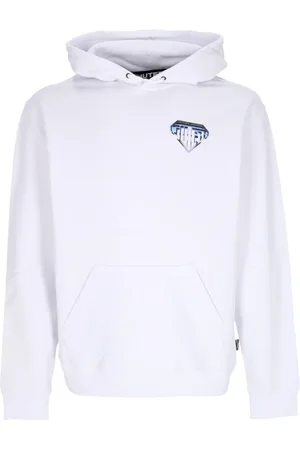 IUTER Sweathshirts & Hoodies, Herre, Hvid, L, Bomuld, Metal Logo Hvid Hoodie Langærmet