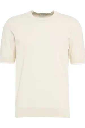Paolo Pecora Top, Herre, , M, Bomuld, Crew Neck T-Shirt Ss25