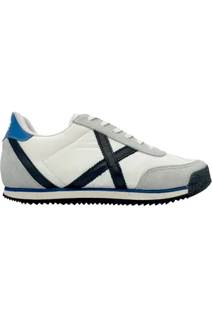 Munich Sko, Herre, Hvid, 45 EU, Riber Trendy Sneakers