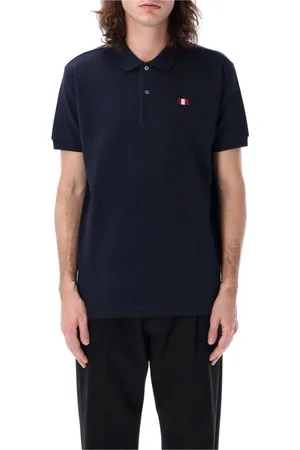 Bally Top, Herre, Blå, 2XL, Bomuld, Navy Polo Shirt med Broderier