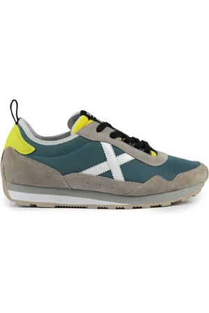 Munich Sko, Herre, Flerfarvet, 40 EU, Tyl, Grøn Heritage Sneaker