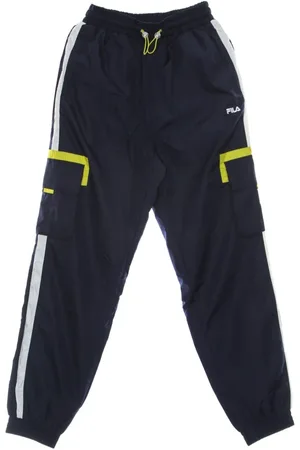 Fila Bukser, Dame, Sort, XS, Polyester, Højtaljet vævet træning bukser