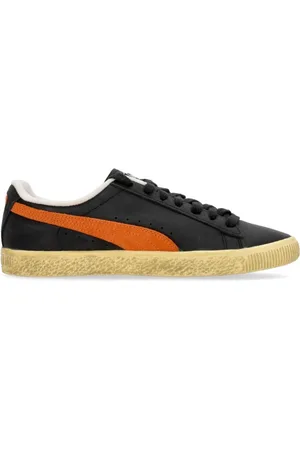 PUMA Sko, Herre, Sort, 40 EU, Læder, Vintage Sort/rickie Orange Lav Sko