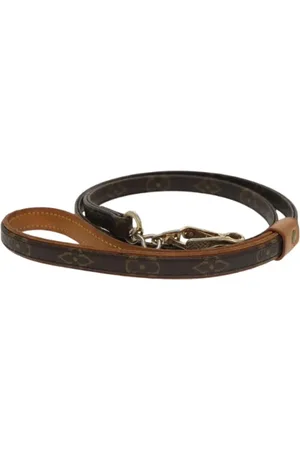 LOUIS VUITTON Pre-owned, Dame, Brun, ONE SIZE, Tyl, Pre-owned Canvas baelter