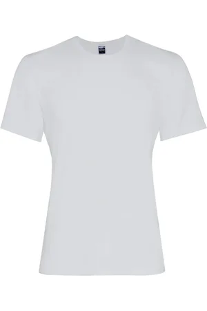 Boggi Milano Top, Herre, Hvid, L, Bomuld, Stretch Cotton Jersey T-shirt