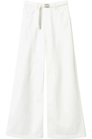 Twin-Set Bukser, Dame, Hvid, W29, Jeans Sæt