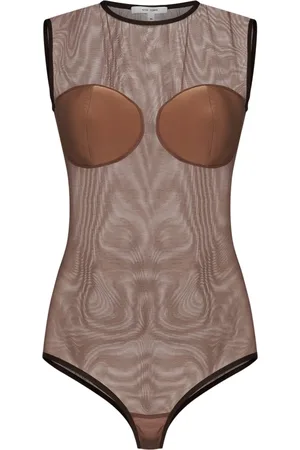 Nensi Dojaka Top, Dame, Brun, XS, Brun Topwear Ss25