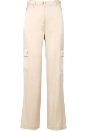 Michael Kors Bukser, Dame, , XS, Satin, Cargobukser med høj talje