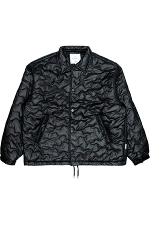 Edwin Jakke, Herre, Sort, L, Polyester, Quiltet Oversize Parka Polyester Jakke