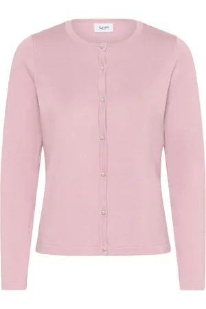Saint Tropez Strik, Dame, Lyserød, XS, Uld, Nectar Cardigan Jemmasz Stil
