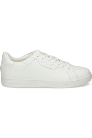 Michael Kors Sko, Herre, Hvid, 41 1/2 EU, Læder, Hvide lædersneakers