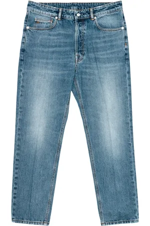 Nine In The Morning Jeans, Herre, Blå, W34, Denim, Ægte denim straight leg jeans