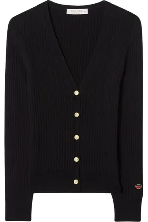 BUSNEL Strik, Dame, Sort, XL, Uld, Patrice Cardigan
