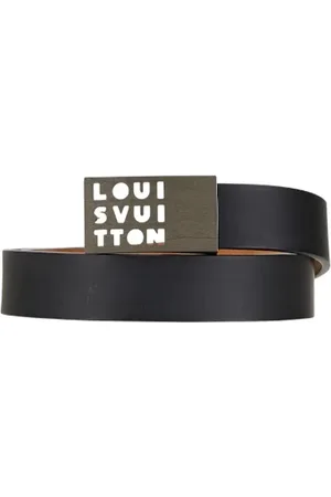 LOUIS VUITTON Pre-owned, Dame, Sort, ONE SIZE, Tyl, Pre-owned Laeder baelter