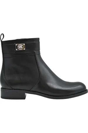 Michael Kors Sko, Dame, Sort, 37 EU, Læder, Padma Flat Bootie