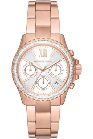 Michael Kors Tilbehør, Dame, Lyserød, ONE SIZE, Uld, Everest Armbåndsur