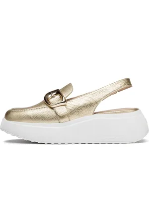 Wonders Sko, Dame, Gul, 35 EU, Uld, Slip-on Sko Acalia Guld, Farve: Metallic