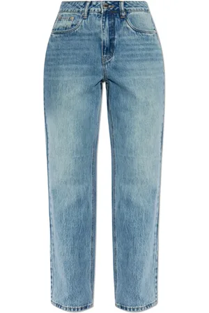 Gestuz Jeans, Dame, Blå, W29, Bomuld, Jeans med logo