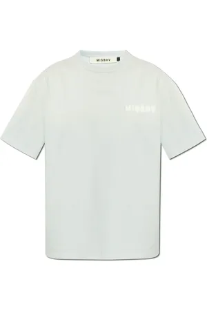 MISBHV Top, Herre, Blå, 2XL, Bomuld, T-shirt med logo