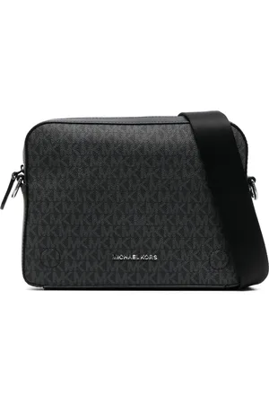 Michael Kors Taske, Herre, Sort, ONE SIZE, Polyester, Hudson 2-i-1 Logocrossbodytaske