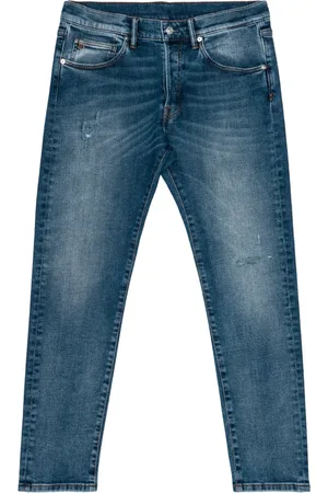 Nine In The Morning Jeans, Herre, Blå, W34, Denim, Ægte denim straight leg jeans