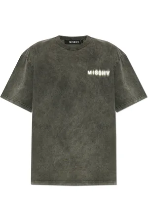 MISBHV Top, Herre, Grå, 2XL, Bomuld, T-shirt med logo