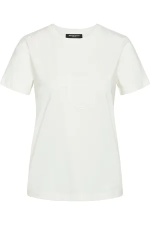 Bruuns Bazaar Top, Dame, Hvid, L, Bomuld, Smart T-Shirt