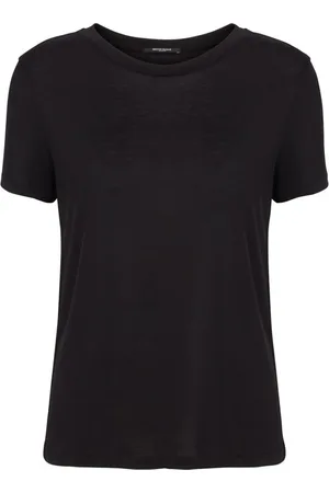 Bruuns Bazaar Top, Dame, Sort, M, Katkabb SS T-Shirt