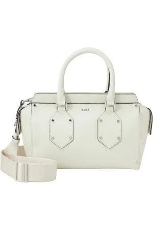 HUGO BOSS Taske, Dame, Hvid, ONE SIZE, Uld, Ivy Skuldertaske