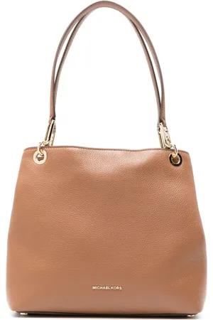 Michael Kors Taske, Dame, , ONE SIZE, Uld, Brun Logo Tote Bag