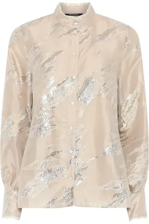 Bruuns Bazaar Bluser & Skjorter, Dame, Gul, 2XL, Uld, Plantagobbcharlotta Skjorte